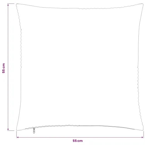 Presvlaka za jastuk 2 pcs ALMELO Smeđa 55 x 55 cm Kord - Smeđa 55 x 55 cm 2 Cijena