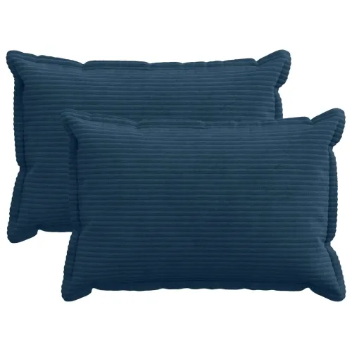 Presvlaka za jastuk 2 kom. HOUTEN Mornarsko plava 30 x 50 cm - Modra 30 x 50 cm 2 Cijena