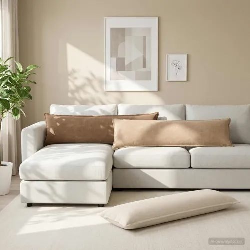 Presvlaka za jastuk 2 kom. HOUTEN Krem 40 x 145 cm - Krem 40 x 145 cm 2 Cijena