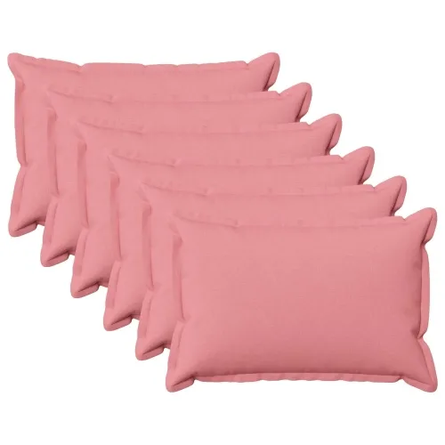Presvlaka za jastuk 6 pcs HOUTEN Ružičasta 40 x 60 cm - Ružičasta 40 x 60 cm 6 Cijena