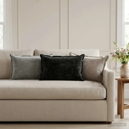 Presvlaka za jastuk 6 kom. HOUTEN Antracit 40 x 60 cm - Antracit 40 x 60 cm 6 Cijena
