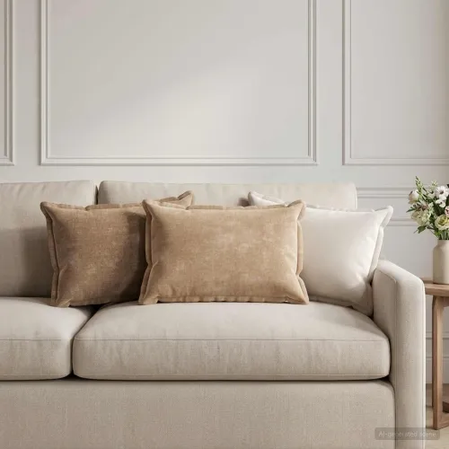 Presvlaka za jastuk 6 kom. HOUTEN Krem 40 x 60 cm - Krem 40 x 60 cm 6 Cijena