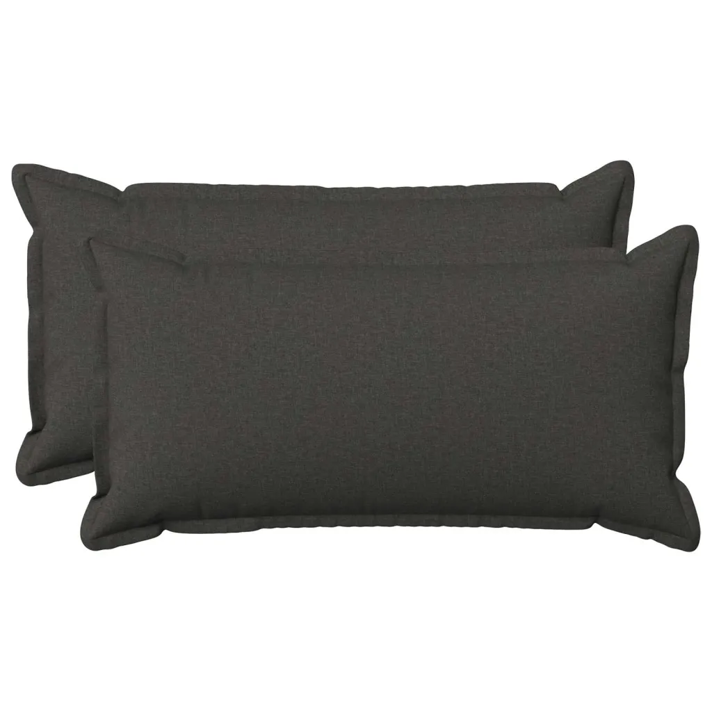 Presvlaka za jastuk 2 kom. HOUTEN Tamnosiva 40 x 80 cm - Tamnosiva 40 x 80 cm 2