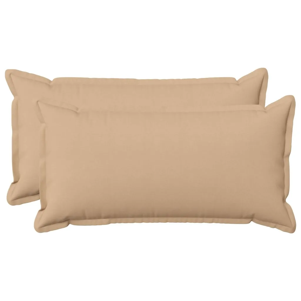 Presvlaka za jastuk 2 kom. HOUTEN Krem 40 x 80 cm Umjetni lan - Krem 40 x 80 cm 2