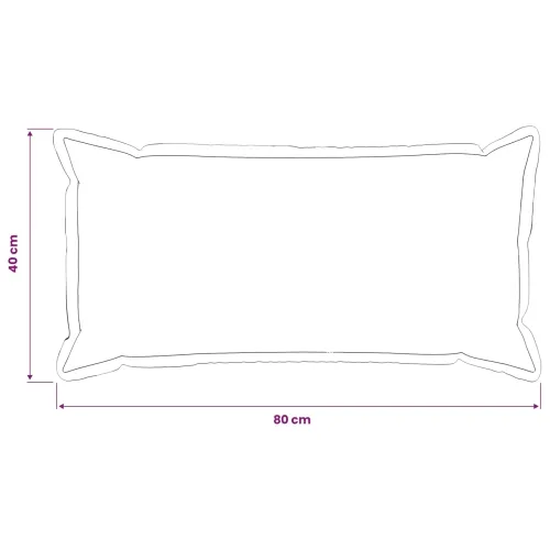 Presvlaka za jastuk 2 pcs HOUTEN Traper plava 40 x 80 cm - Trapere plave boje 40 x 80 cm 2 Cijena