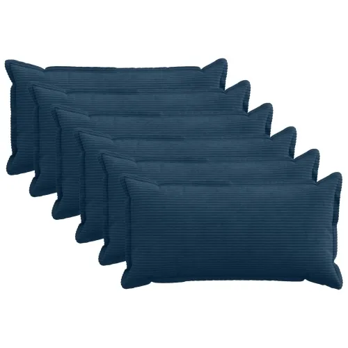 Presvlaka za jastuk 6 kom. HOUTEN Mornarsko plava 40 x 80 cm - Modra 40 x 80 cm 6 Cijena
