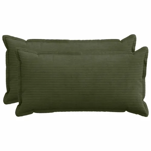Presvlaka za jastuk 2 kom. HOUTEN Zelena 40 x 80 cm Kord - Zelena 40 x 80 cm 2 Cijena