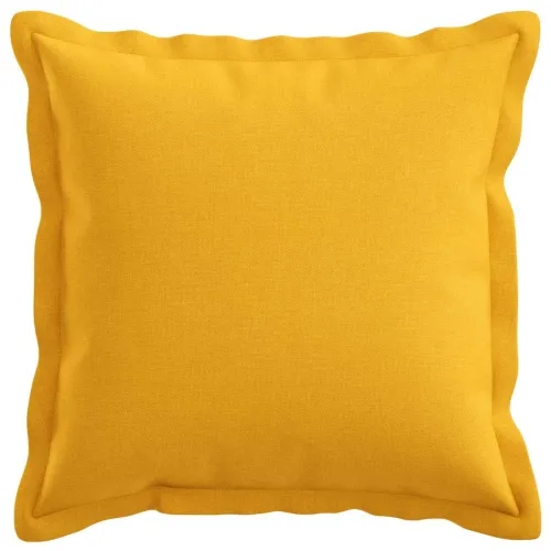 Presvlaka za jastuk 6 pcs HOUTEN Svijetlo žuta 45 x 45 cm - Svjetložuta 45 x 45 cm 6 Cijena
