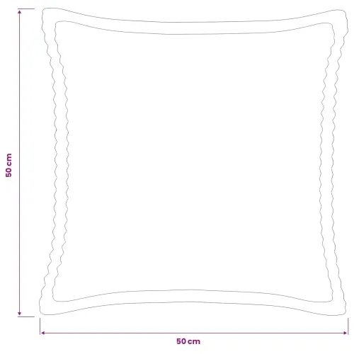 Presvlaka za jastuk 2 kom. HOUTEN Plava 50 x 50 cm Kord - Plava 50 x 50 cm 2 Cijena