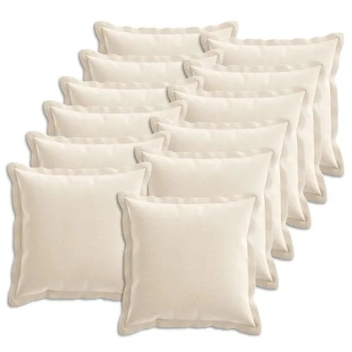 Presvlaka za jastuk 12 kom. HOUTEN Krem 50 x 50 cm - Krem 50 x 50 cm 12 Cijena