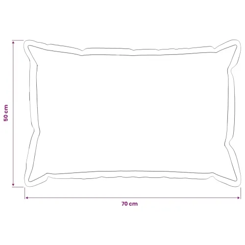 Presvlaka za jastuk 2 pcs HOUTEN Plava 50 x 70 cm Umjetni lan - Plava 50 x 70 cm 2 Cijena