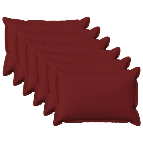 Presvlaka za jastuk 6 pcs HOUTEN Vinska crvena 50 x 75 cm - boja crnog vina 50 x 75 cm 6 Cijena