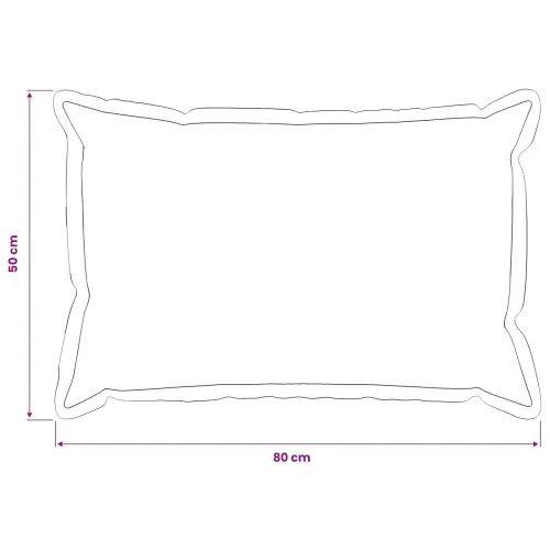 Presvlaka za jastuk 6 pcs HOUTEN Plava 50 x 80 cm Umjetni lan - Plava 50 x 80 cm 6 Cijena