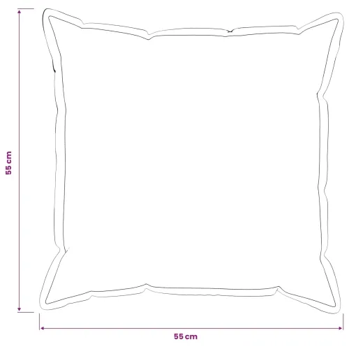 Presvlaka za jastuk 2 pcs HOUTEN Krem 55 x 55 cm Umjetni lan - Krem 55 x 55 cm 2 Cijena