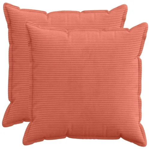 Presvlaka za jastuk 2 kom. HOUTEN Crvena narančasta 65 x 65 cm - Crvena narančasta 65 x 65 cm 2 Cijena