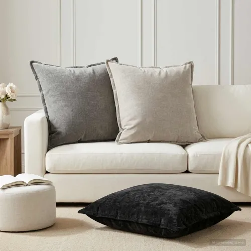 Presvlaka za jastuk 2 kom. HOUTEN Antracit 65 x 65 cm - Antracit 65 x 65 cm 2 Cijena