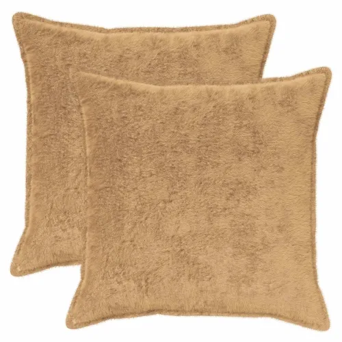 Presvlaka za jastuk 2 kom. HOUTEN Sivosmeđa 65 x 65 cm - Sivosmeđa 65 x 65 cm 2 Cijena