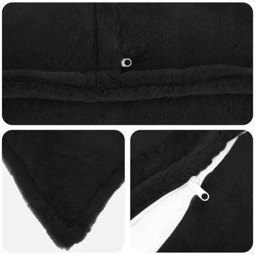 Presvlaka za jastuk 2 kom. HOUTEN Crna 65 x 65 cm - Crna 65 x 65 cm 2 Cijena