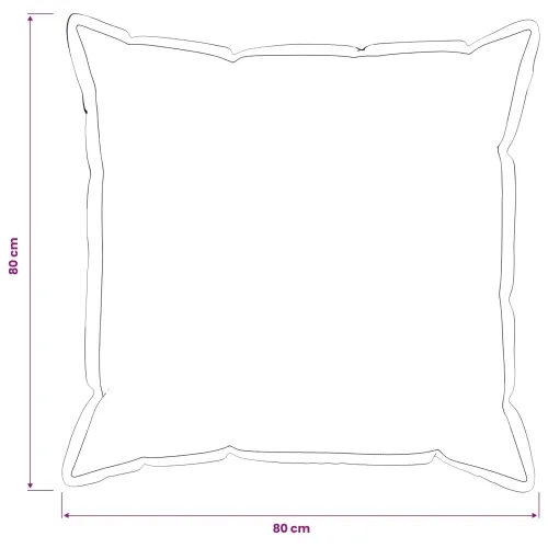 Presvlaka za jastuk 6 pcs HOUTEN Svijetlo zelena 80 x 80 cm - Svijetlo zelena 80 x 80 cm 6 Cijena