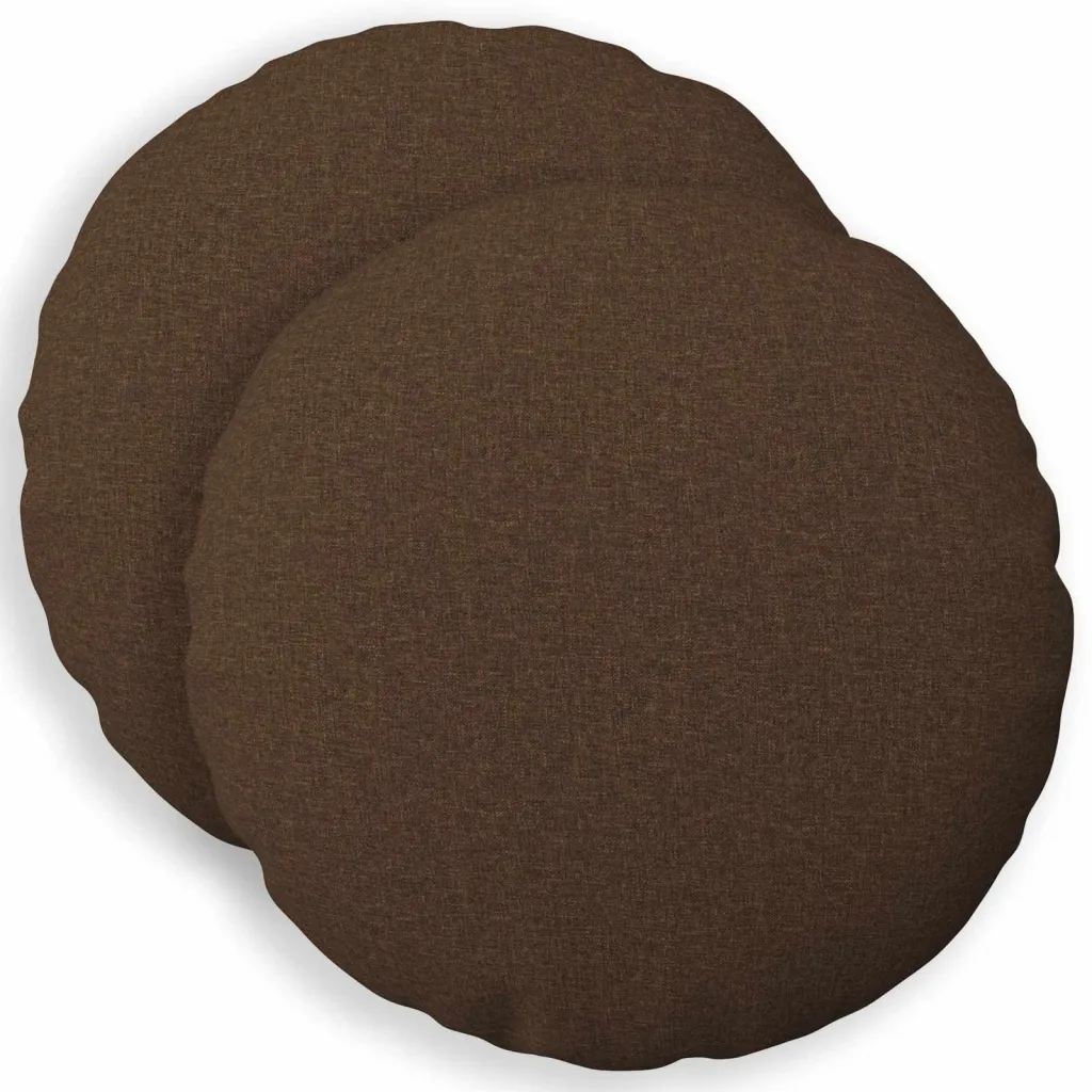 Presvlaka za jastuk 2 kom. HEERLEN Smeđa Promjer 30 cm Tkanina - Smeđa Promjer 30 cm 2