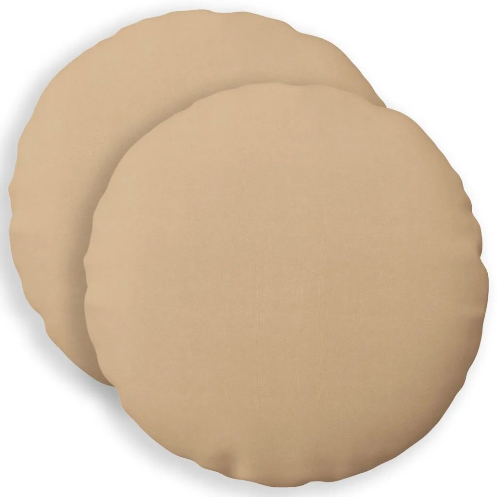 Presvlaka za jastuk 2 kom. HEERLEN Krem Promjer 40 cm Tkanina - Krem Promjer 40 cm 2