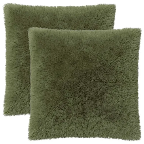 Jastuk s jastukom HEERLEN 2 kom. Zelena PV flis - Zelena 60 x 60 cm 2 Cijena