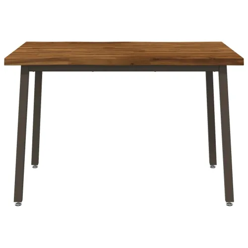 140 x 70 x 75 cm Čvrsto drvo akacije Prirodna i kava Pravokutni - Prirodno, kava 140 x 70 x 75 cm Živi rub Cijena