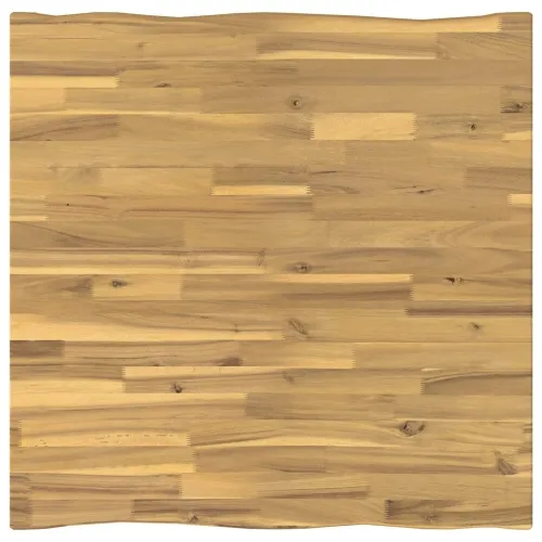 80 x 80 x 75 cm Čvrsto drvo akacije Bijela Četvrtasti - Bijela 80 x 80 x 75 cm Živi rub Cijena