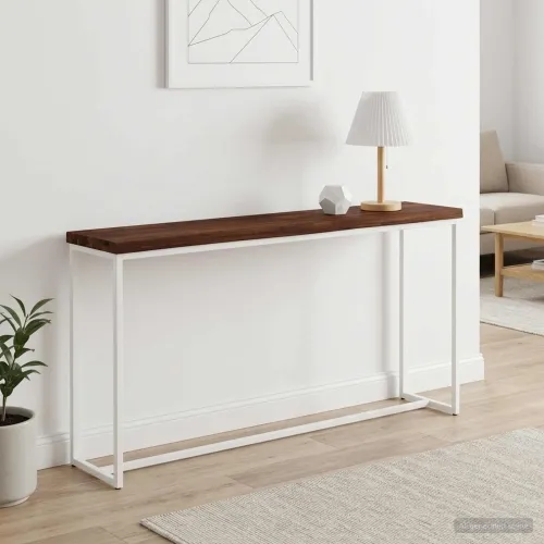 Pravokutni stolni vrh 140 x 20 x 3,2 cm Pravokutni - Tamno smeđa 140 x 20 x 3,2 cm Živi rub 1 strana Cijena