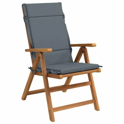 Jastučići za stolice s visokim naslonom - 4 komada GEMERT 4 pcs - Plava (melange) 120 x 50 x 3 cm 4 Cijena