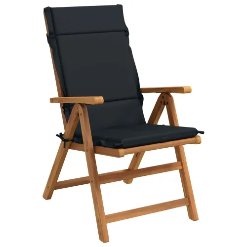 Jastučići za stolice s visokim naslonom - 4 komada GEMERT 4 pcs - Tamno plava (melange) 120 x 50 x 3 cm 4 Cijena