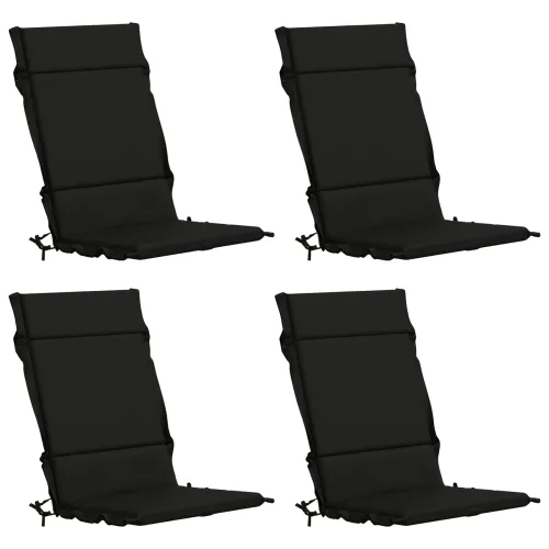 Jastučići za stolice s visokim naslonom - 4 komada GEMERT 4 pcs - Crna (melange) 120 x 50 x 3 cm 4 Cijena
