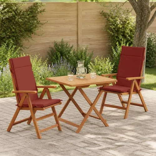 Jastučići za stolice s visokim naslonom - 2 komada GEMERT 2 pcs - Crvena (melange) 120 x 50 x 3 cm 2 Cijena