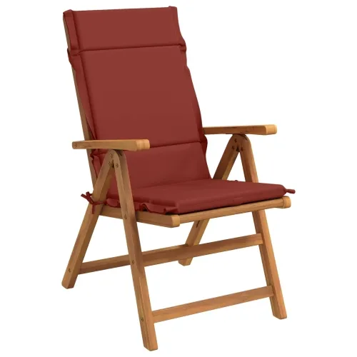 Jastučići za stolice s visokim naslonom - 2 komada GEMERT 2 pcs - Crvena (melange) 120 x 50 x 3 cm 2 Cijena