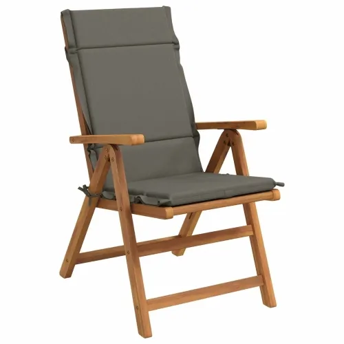 Jastučići za stolice s visokim naslonom - 4 komada GEMERT 4 pcs - Siva (melange) 120 x 50 x 3 cm 4 Cijena