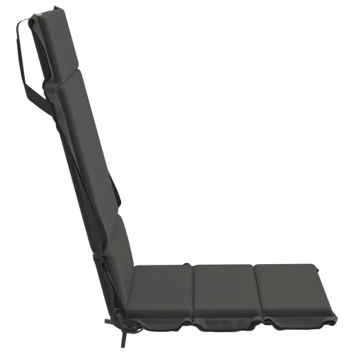 Jastučići za stolice s visokim naslonom - 4 komada GEMERT 4 pcs - Antracit (poliester) 120 x 50 x 3 cm 4 Cijena