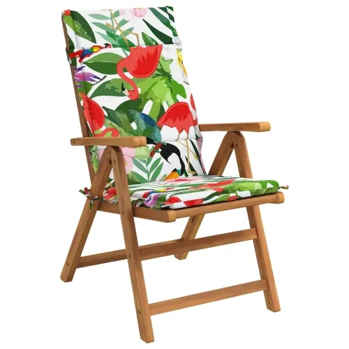 Jastučići za stolice s visokim naslonom - 4 komada GEMERT 4 pcs - Višebojna (poliester) 120 x 50 x 3 cm 4 Cijena