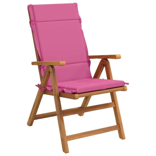 Jastučići za stolice s visokim naslonom - 4 komada GEMERT 4 pcs - Roza (poliester) 120 x 50 x 3 cm 4 Cijena