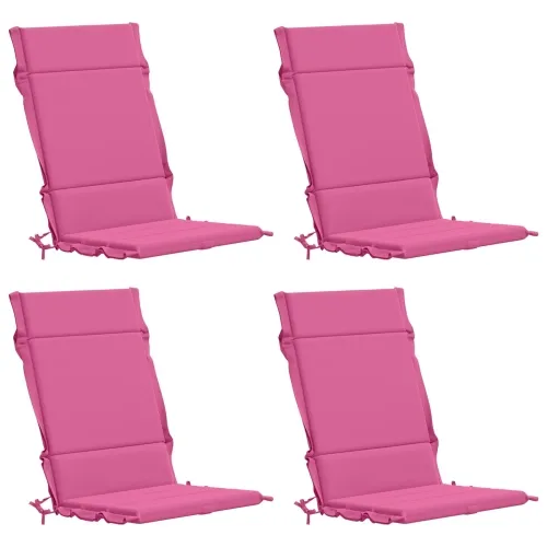 Jastučići za stolice s visokim naslonom - 4 komada GEMERT 4 pcs - Roza (poliester) 120 x 50 x 3 cm 4 Cijena
