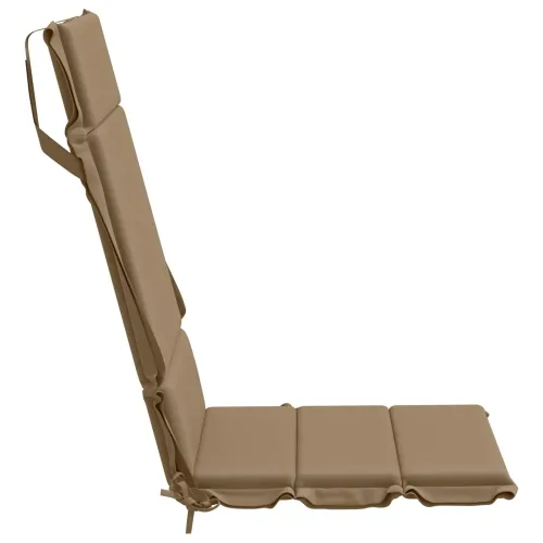 Jastučići za stolice s visokim naslonom - 6 komada GEMERT 6 pcs - Taupe (poliester) 120 x 50 x 3 cm 6 Cijena