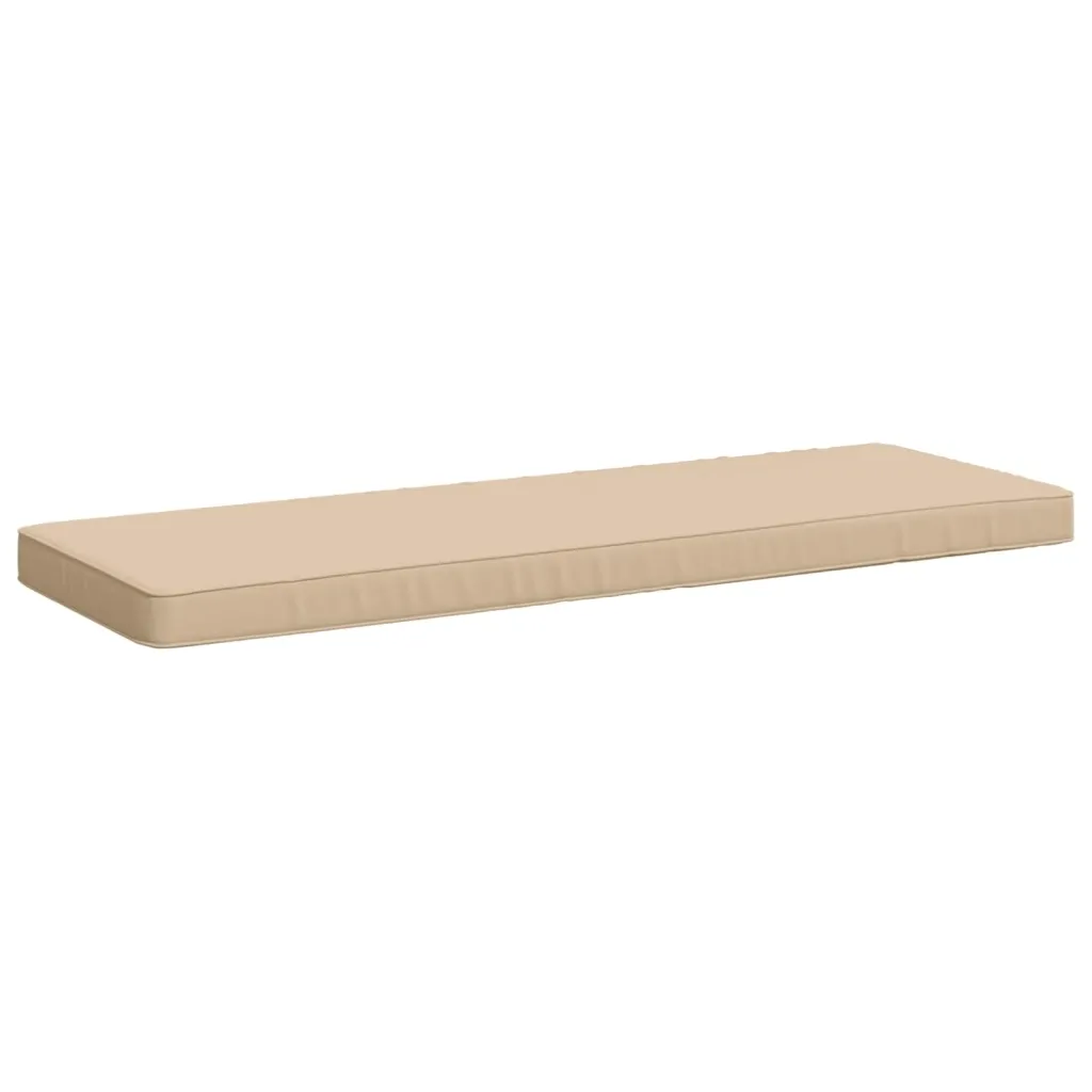 Jastučić za klupu - 1 dio VUGHT 100% poliester Krem - Krem 120 x 40 x 5 cm Melange