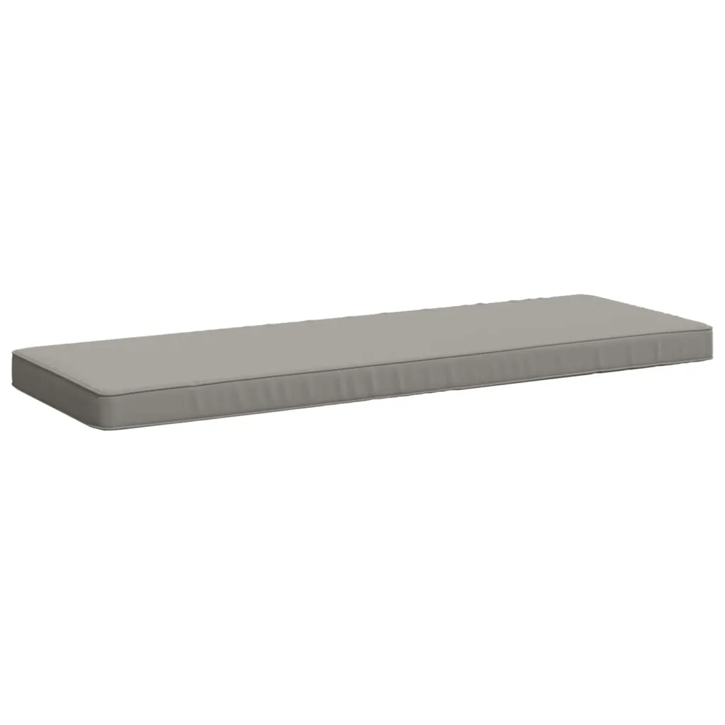 Jastučić za klupu - 1 dio VUGHT 100% poliester Siva - Siva 120 x 40 x 5 cm Poliester