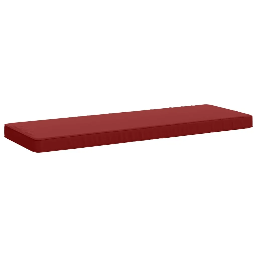 Jastučić za klupu - 1 dio VUGHT 100% poliester Vinska crvena - Vinska crvena 120 x 40 x 5 cm Poliester