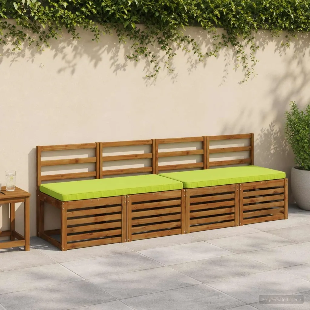 Jastučić za klupu - 1 dio VUGHT 100% poliester Svijetlo zelena. - Svijetlo zelena. 120 x 50 x 5 cm Poliester