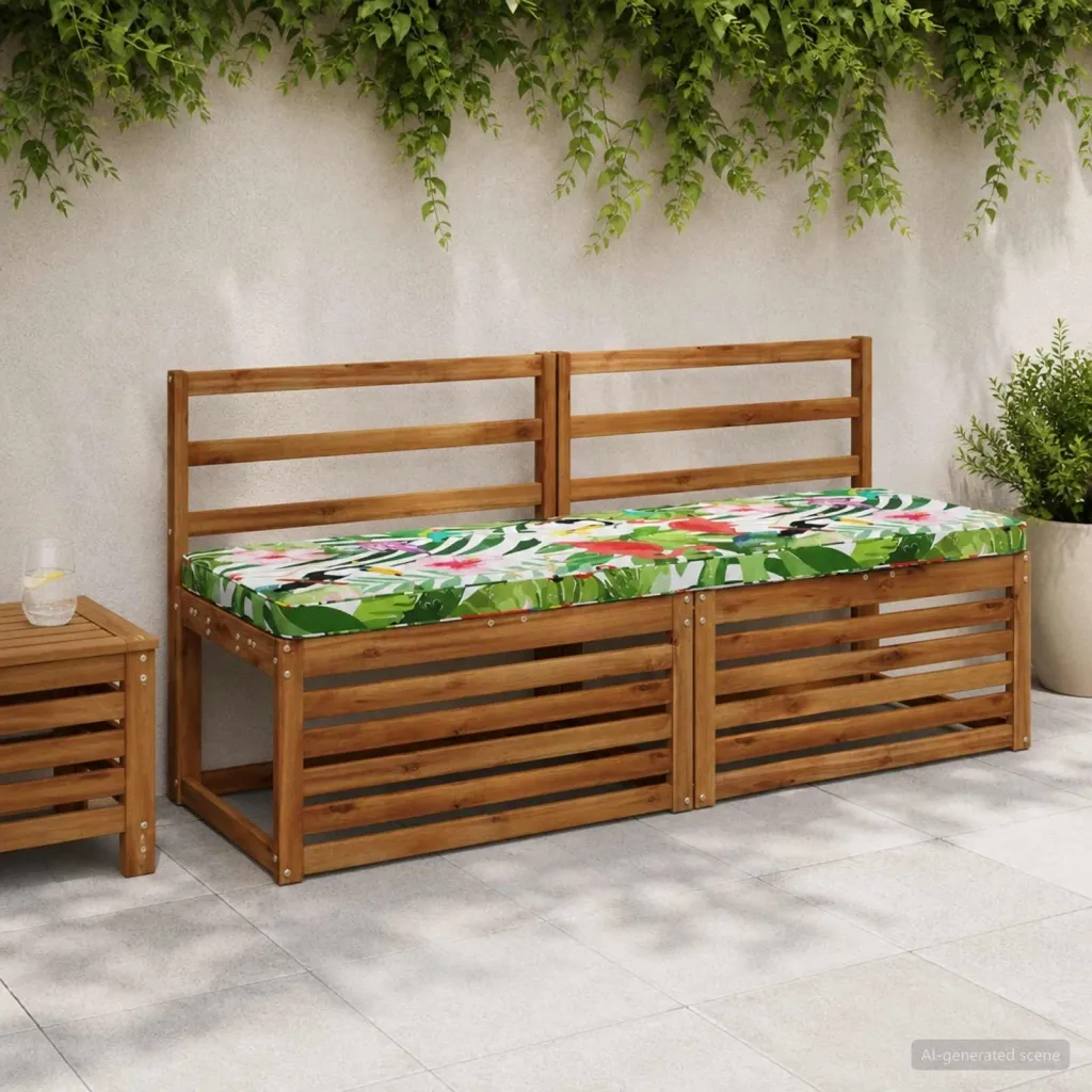 Jastučić za klupu - 1 dio VUGHT 100% poliester Šareni - Šareni 140 x 50 cm Poliester