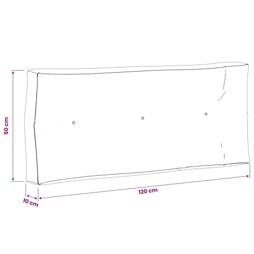 Jastučić za palete VIANEN 100% poliester Svijetlo zelena - Svijetlo zelena 120 x 50 x 12 cm Cijena