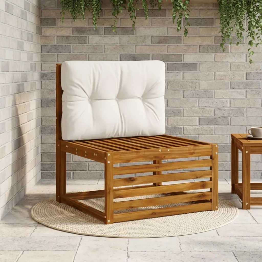 Jastučić za palete VIANEN 100% poliester Bijela 70 x 50 x 12 cm - Bijela 70 x 50 x 12 cm