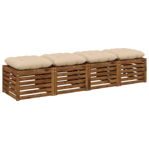 Jastučići za sjedenje VIANEN 4 kom. 100% poliester Krem - Krem 40 x 40 x 12 cm Cijena
