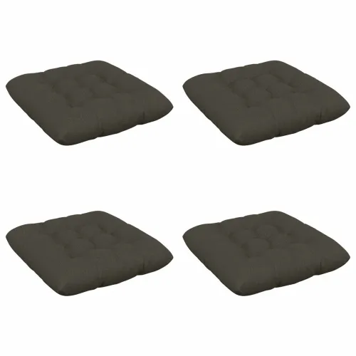 Jastučići za sjedenje VIANEN 4 kom. 100% poliester Antracit - Antracit 50 x 50 x 12 cm Cijena
