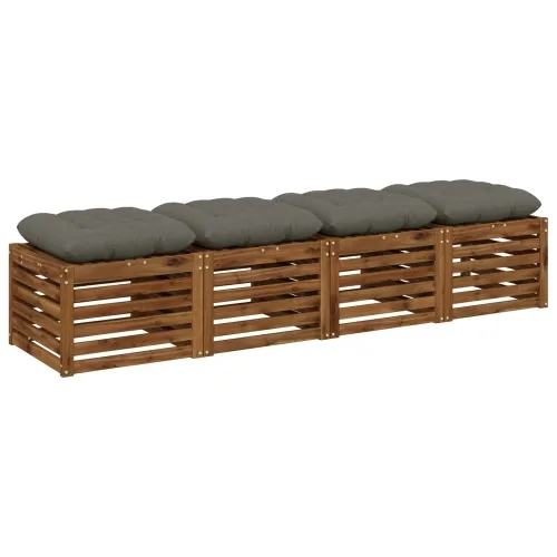 Jastučići za sjedenje VIANEN 4 kom. 100% poliester Siva - Siva 60 x 60 x 12 cm Cijena